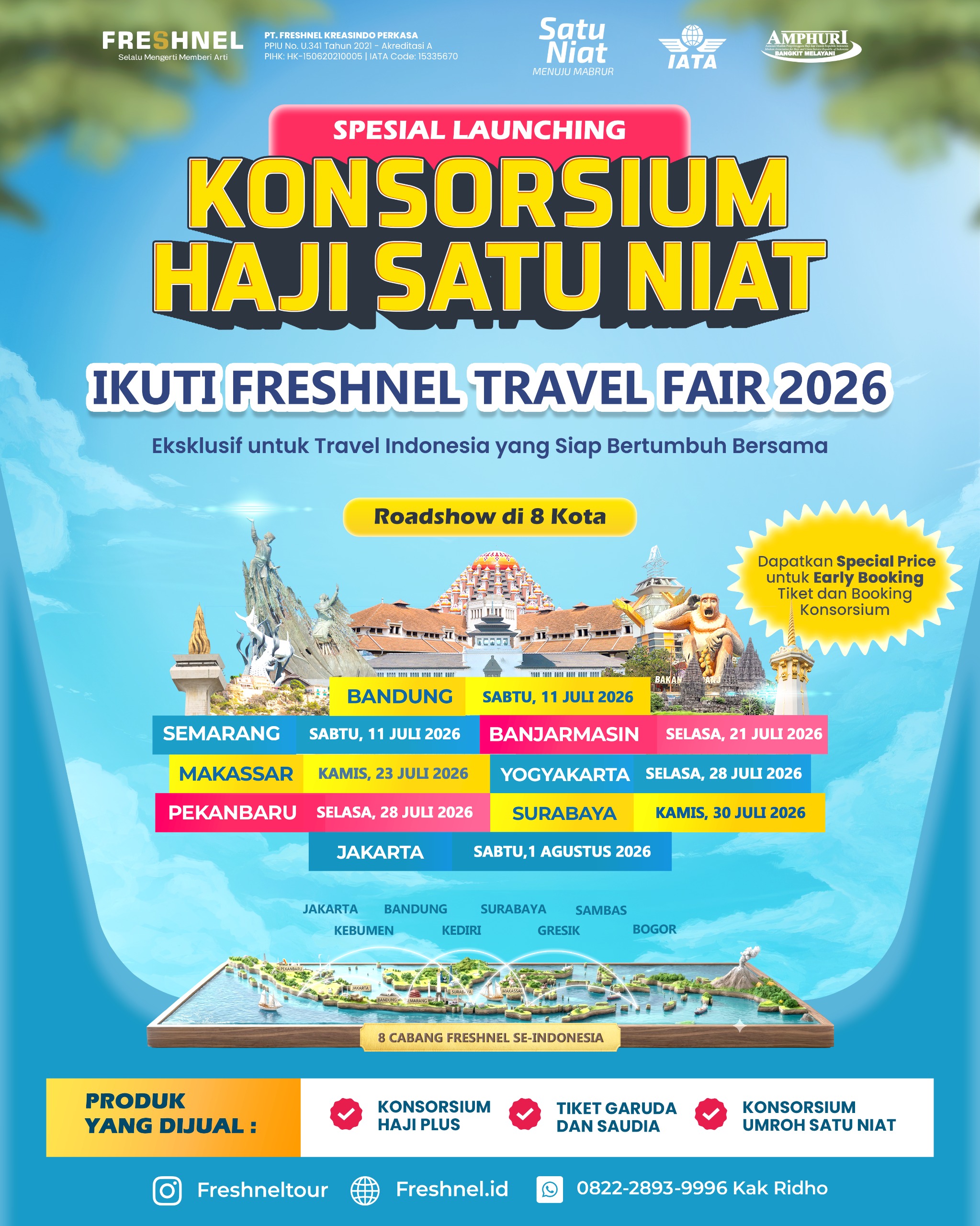 Banner Freshnel Travel Fair